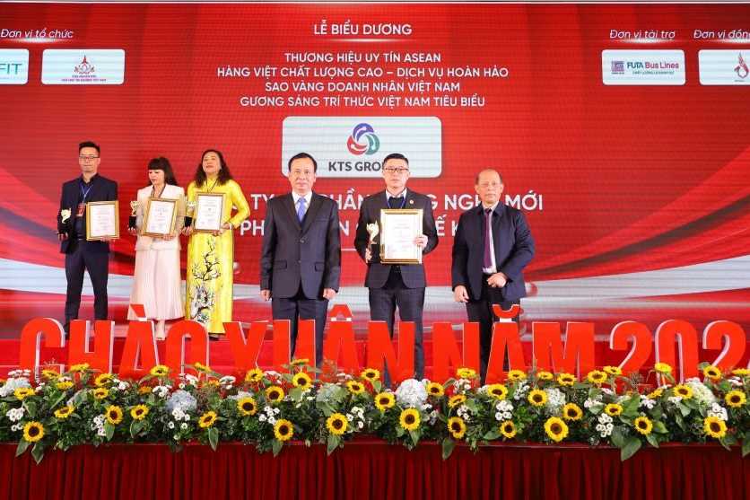 KTS Group nhận giải thưởng “Top 10 thương hiệu uy tín Asean”